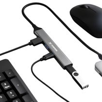 Hub Fortrek USB 4 Portas em 1 USB 3.0 3x USB 2.0 DA41 14.5cm