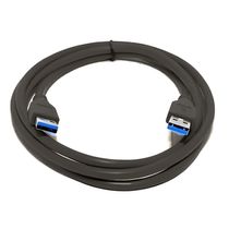 Cabo de dados USB 3.0 Macho x Macho 100cm Cor Preto