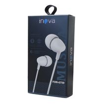 Fones de Ouvido Intra-auiculares Stereo P2 Cor Branco Inova
