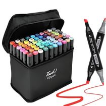 Canetinhas Touch Marcador Ponta Dupla com Estojo 60 Unidades