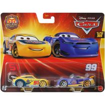 Cruz Ramírez & Danny Swervez R&R - Pack Filme Carros Cars Disney Pixar - Metal 1/55 - Mattel
