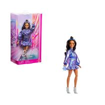 Boneca Barbie Fashion Deluxe Style Morena Conjunto Azul