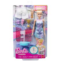 Boneca Barbie Patinadora no Gelo c/ Acessórios - Profissões Esportistas - Mattel