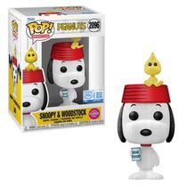 Boneco Funko Pop! Exc Snoopy - Snoopy & Woodstock (Flocked)