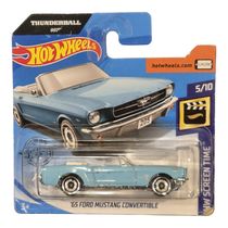? Ford Mustang Conversible 007 Jame Bond Thunderball Carrinho Hot Wheels Screen Time Colecionável 1:64 Metal 1magnus G