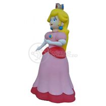 Boneco Action Figure Princesa Peach Toadstool Articulado 23cm