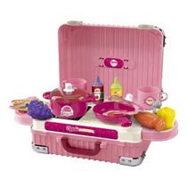 Maleta Cozinha Divertida com Acessórios DM Toys DMT0262
