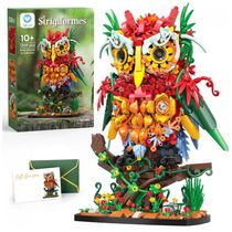 Sillbird Coruja Floral 3D - Kit Criativo com 1309 Peças para Decoração